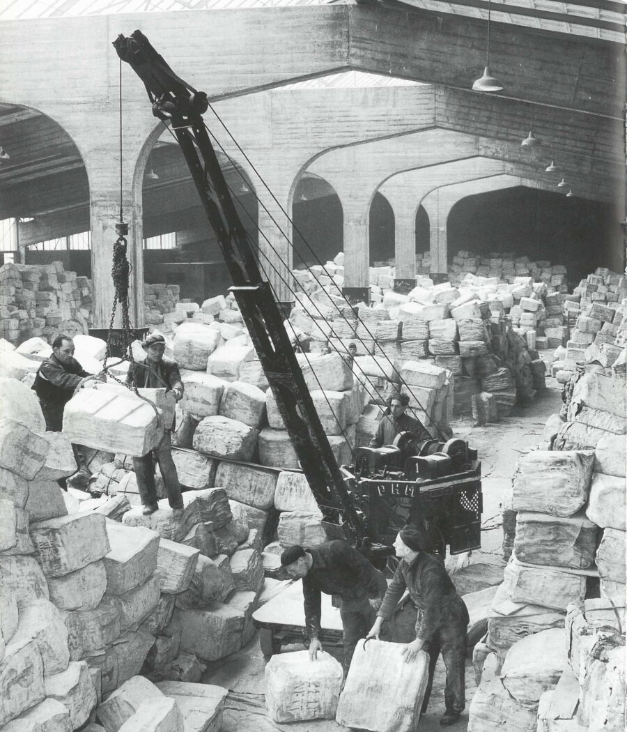 1936ca galileistraat Loods III stadshaven brouwerij rubber nederlands indie kraanmachinist arbeid